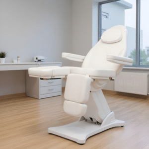 Fotoliu Podiatrie & Pedichiură Serenity – ALB | 3 Motoare Electrice