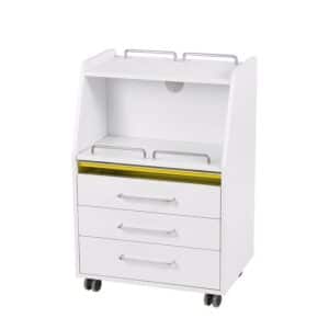 Cărucior cosmetic profesional SPIN – cu sertar UV pentru sterilizare